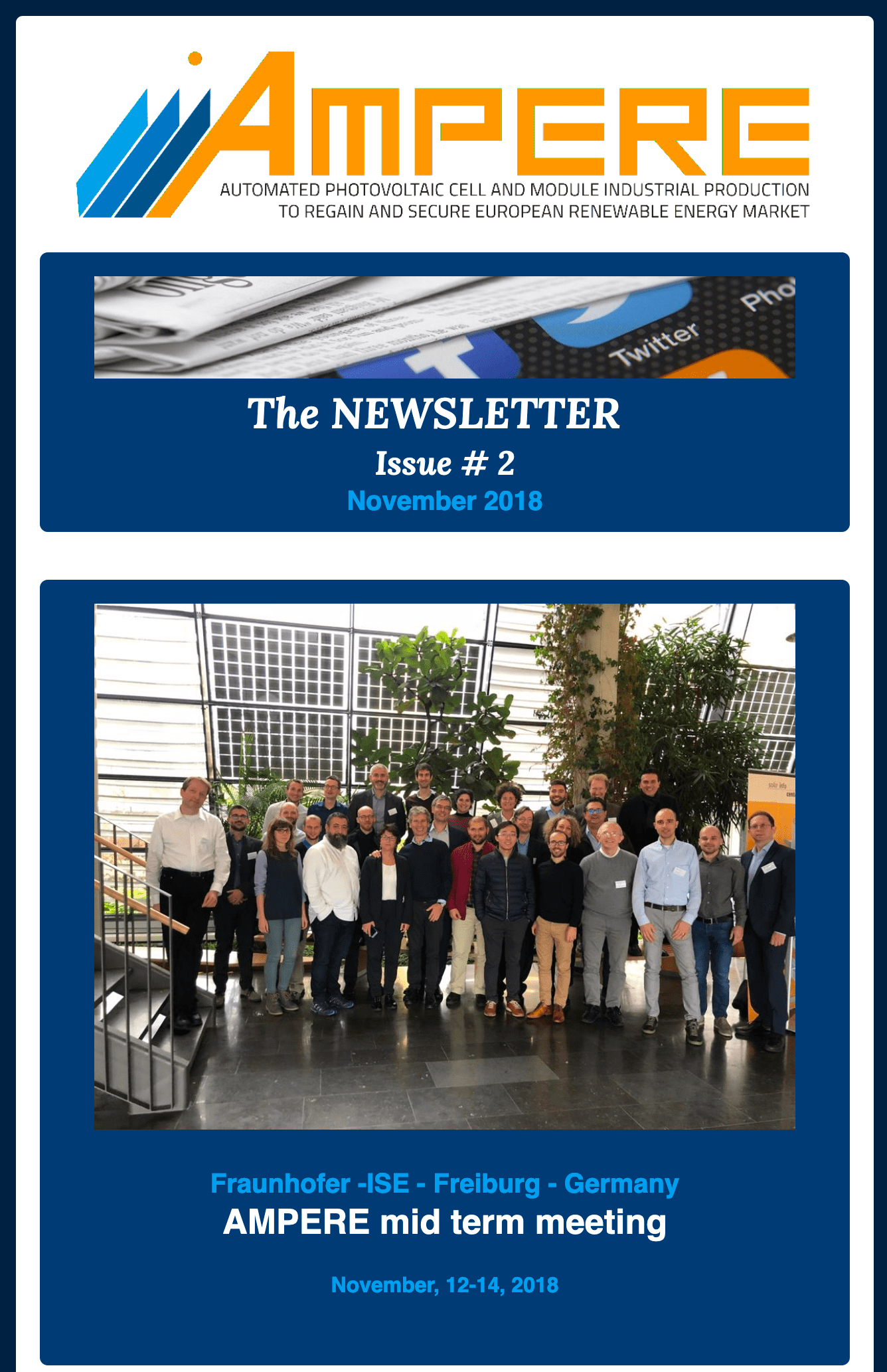 AMPERE NEWSLETTER: II Edition